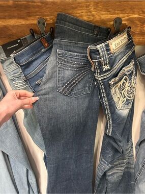 seven for all mankind sparkly embroidered jeans